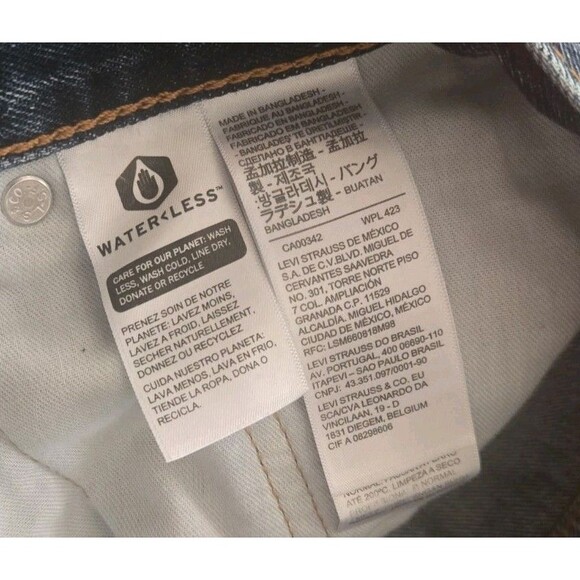 Levis 501 Original Fit Med Wash Denim Blue Jeans Mens Size W40 x L30 Jean Pants - Picture 7 of 14